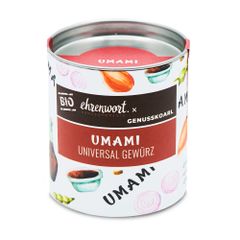 Bio Ehrenwort Umami Universal Gewürz 50g - Universal Gewürzmischung - verleiht allen Speisen echte geschmackliche Tiefe von ehrenwort