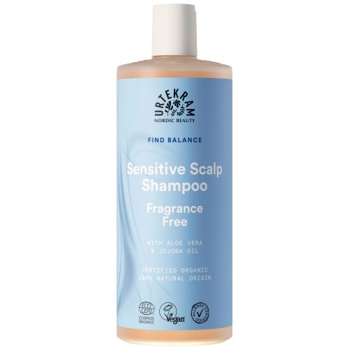 Fragrance Free Sensitive Scalp Shampoo 500ml - Duftfreies Shampoo für sensible Kopfhaut von Urtekram