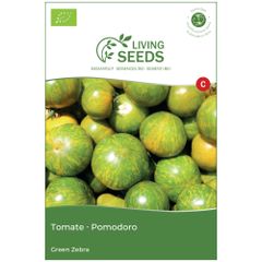Bio Tomate Green Zebra 3.75g Saatgut von Living Seeds