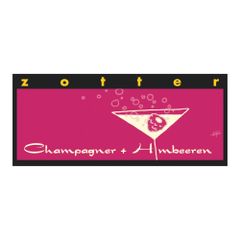Organic chocolate champagne + raspberries 70g - 10 pieces benefit pack from Zotter