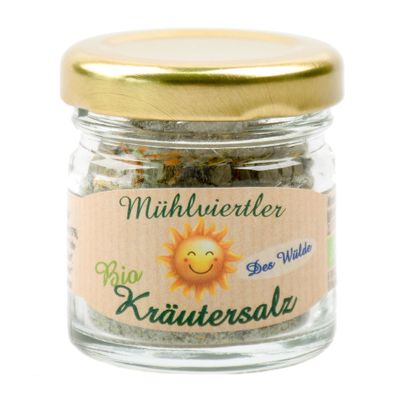 Bio Kräutersalz des Wülde 30g Portionsglas