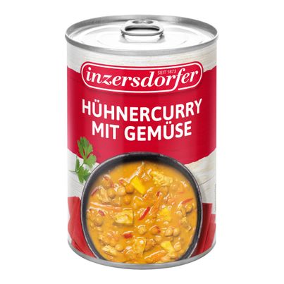 Hühnercurry mit Gemüse 400g von Inzersdorfer
