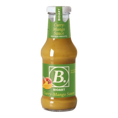 Organic Curry-Mango Sauce 250ml - value pack of 6 from Bioart