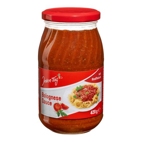 Nudelsauce Bolognese 420g von Jeden Tag