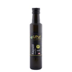 Rapsöl nativ 250ml -  kaltgepresst - besonders nussig und mit einem hohen Anteil an Omega-3-Fettsäuren von UPur
