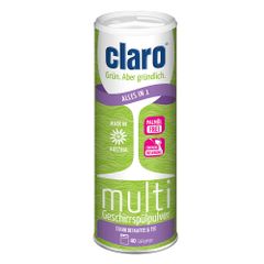 claro Geschirrspülpulver Multi 800g - Integrierte Salzspülfunktion und Klarspülfunktion - Praktisch Verpackt mit Dosieröffnung