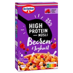 Dr. Oetker High Protein Müsli Beeren & Joghurt 400g