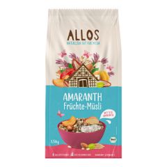 Bio Amaranth Früchte Müsli 1500g - 5er Vorteilspack von Allos
