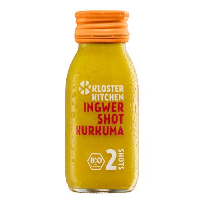 Bio KurkumaTrink Doubleshot EW 60ml - 10er Vorteilspack von Kloster Kitchen