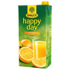 Happy Day Orangensaft 100% 2 Liter - 6er Vorteilspack