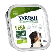 Bio Yarrah Hundefutter Bröckchen Gemüse Hagebutte 150g - 12er Vorteilspack - Tierfutter von Yarrah