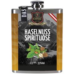 Haselnuss Schnaps im Flachmann 200ml