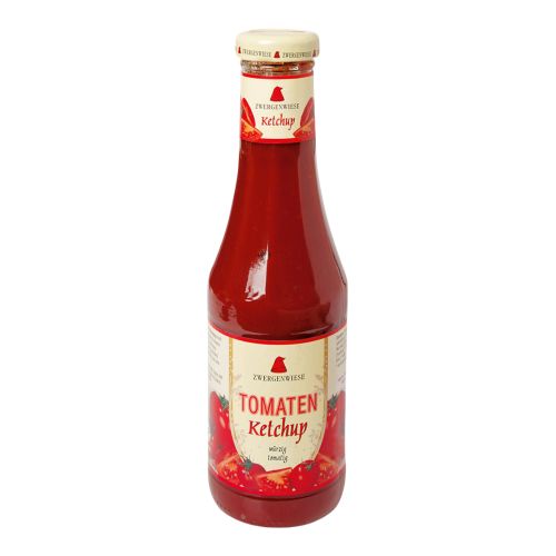 Organic tomato ketchup full of tomatoes 500ml - value pack of 6 from Zwergenwiese