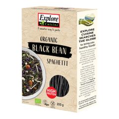 Bio Schwarze Bohnen Spaghetti 200g - 6er Vorteilspack von Explore Cuisine