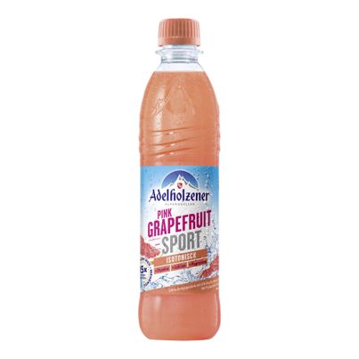 Pink Grapefruit Sport   Pet MW 500ml - 12er Vorteilspack von Adelholzener