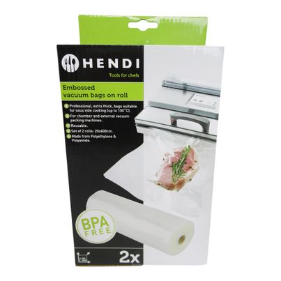Vacuum cooking bag roll of 2 from Hendi