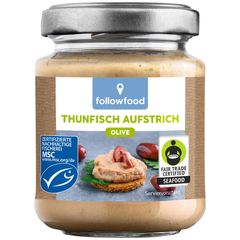 Bio Thunfisch-Aufstrich Olive 120g - 6er Vorteilspack von Followfood