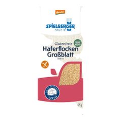 Bio Glutenf.Großblatt Haferflocken 475g - 6er Vorteilspack von Spielberger Mühle