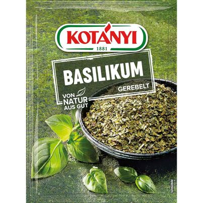 Basilikum gerebelt Brf von Kotanyi