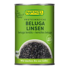 Bio Beluga Linsen 400g - 6er Vorteilspack von Rapunzel Naturkost