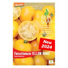 Organic Yellow Donut Tomato Seeds – 5-pack value pack from Reinsaat
