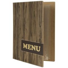 Wood-effect menu card by Securit