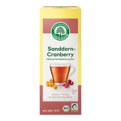 Bio Tee Sanddorn- Cranberry 20 Beutel 50g von Lebensbaum