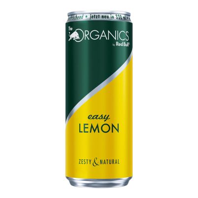 Bio Organics Easy Lemon 330ml - 24er Vorteilspack von Red Bull