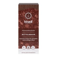 Bio Pflanzenhaarfarbe Mittelbraun 100g