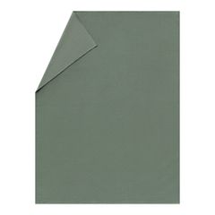 Cordi Plaid Uni 140 x 200 cm - Efeu - GRS zertifiziert