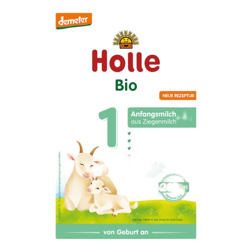 Organic baby milk - initial milk 1 made from goat's milk 400g - value pack of 5 from Holle