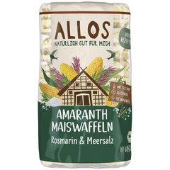 Bio Amaranth Maiswaffeln Rosmarin 115g - 12er Vorteilspack von Allos