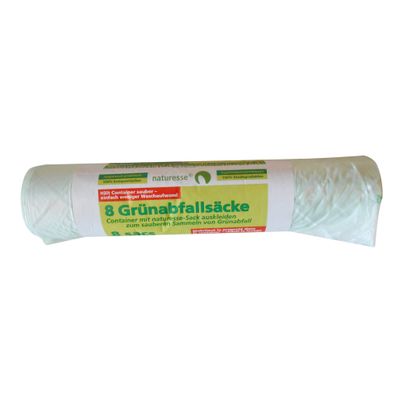 Naturaless organic garbage bags 120-140l - 8 pieces - 1 roll