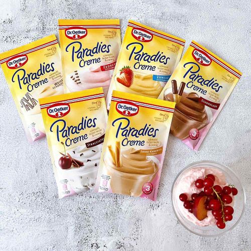 Dr. Oetker Probierset „Paradiescreme 6er“