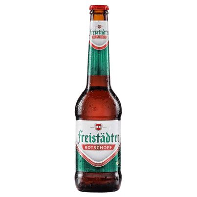 Rotschopf Bier 330ml - elegante Kupferfarbe - Kaffee - Aschanti - türkischer Honig - reines Naturprodukt von Freistädter Bier