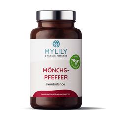 Nahrungsergänzung Mönchspfeffer 90 Kapseln - pflanzliche Inhaltsstoffe von myLily Zyklus