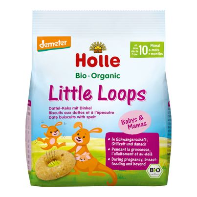 Bio Little Loops Dattel-Keks 80g - 10er Vorteilspack von Holle
