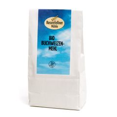 Bio Buchweizenmehl glutenfrei 500g - süß nussiger Geschmack - Pseudogetreide - aus biologischer Landwirtschaft von Rosenfellner Mühle