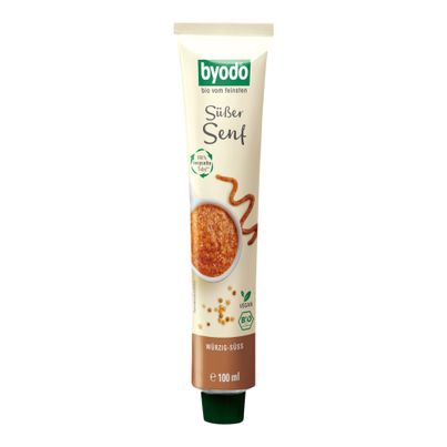 Bio Süßer Senf 100ml - 8er Vorteilspack von Byodo