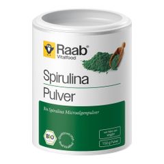 Bio Spirulina Pulver 150g - 6er Vorteilspack von Raab Vitalfood
