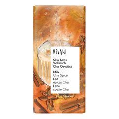 Bio Chai Latte Vollmilch 80g - 12er Vorteilspack von Vivani
