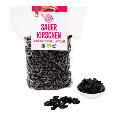 Bio Sauerkirschen entsteint 1000g - 6er Vorteilspack von Pakka