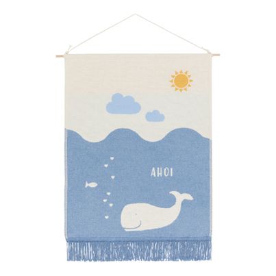 Wall Hanging Whale 48x60cm by David Fussenegger