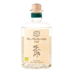 Bio Pfefferminzlikör 25% 500ml von Horvath's Spezereyen