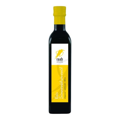 Bio Sonnenblumenöl kaltgepresst 500ml - 6er Vorteilspack von Ölmühle Raab