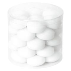 Snow-themed floating lights, 34-piece set by Jeka