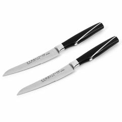 Steak knife 2 pieces - Highest cutting quality - Forged from one piece of stainless steel 
stainless steel - Multiple ice-hardened by TYROLIT LIFE