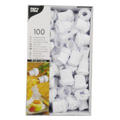 Geflügelmanschetten weiß 1.8cm 100 Stück