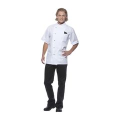 Kochjacke Gustav weiß 48 von Karlowsky Passion