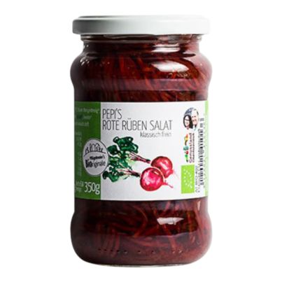 Bio Rote Rübensalat 370ml - 6er Vorteilspack von Pflügelmeier Pepi's